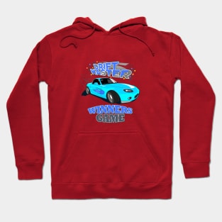 Drift Master Aqua Car design Hoodie